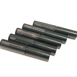 Lot Of 5 Clinique High Impact Mascara -01 Black